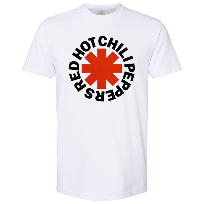 Red Hot Chili Peppers Red Asterisk White Unisex T-Shirt