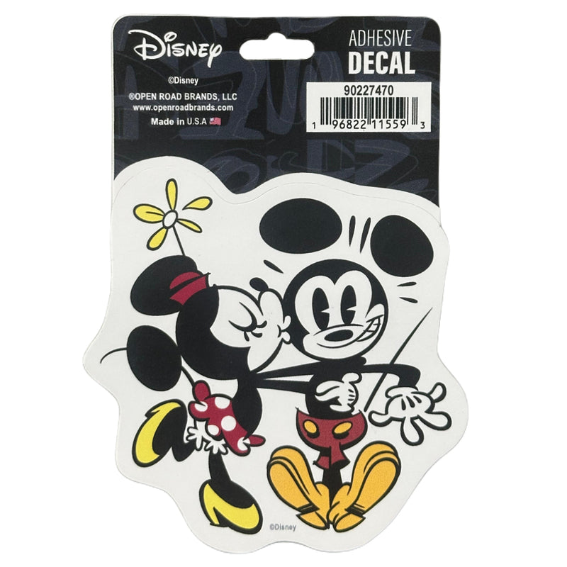 Chargez l&#39;image dans la visionneuse de la galerie, Open Road Brands: Disney Mickey Mouse - Mickey &amp; Minnie Adhesive Decal
