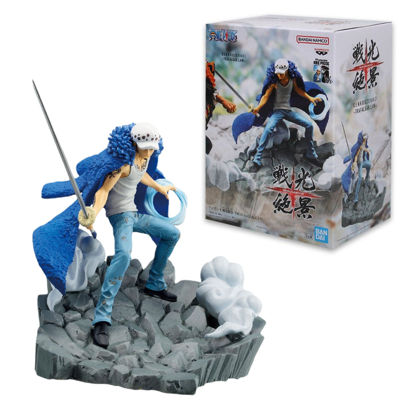 Cargue la imagen en el visor de la galería, Banpresto One Piece: Senkozekkei Trafalgar Law Figure
