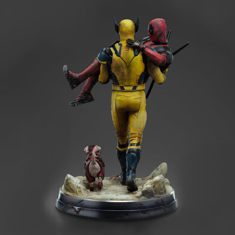 Chargez l&#39;image dans la visionneuse de la galerie, Diamond Marvel Comics: Deadpool &amp; Wolverine -Deluxe 1/10 Scale Statue Figure
