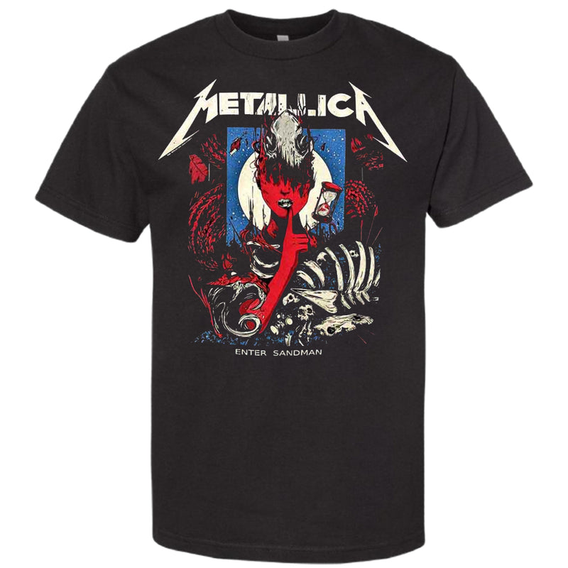 Cargue la imagen en el visor de la galería, Metallica Enter Sandman Poster Unisex T-Shirt
