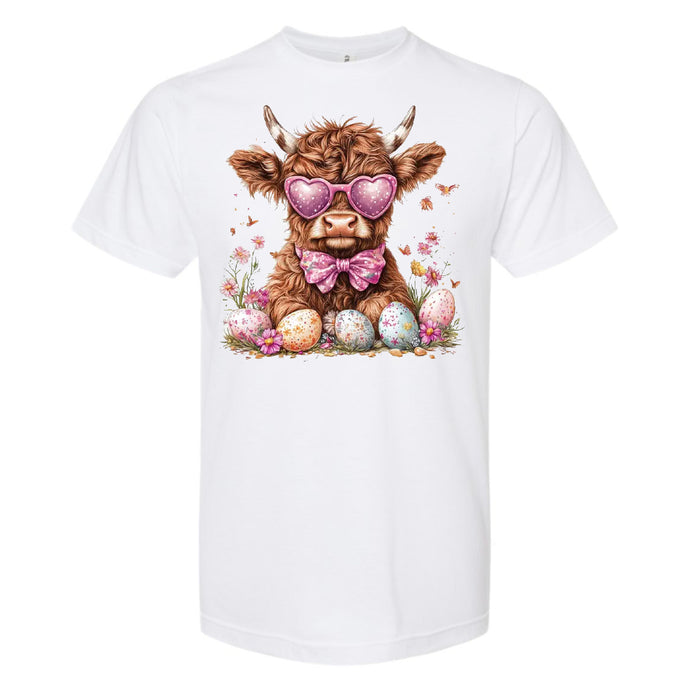 Happy Easter Day Highland Cow T-shirt