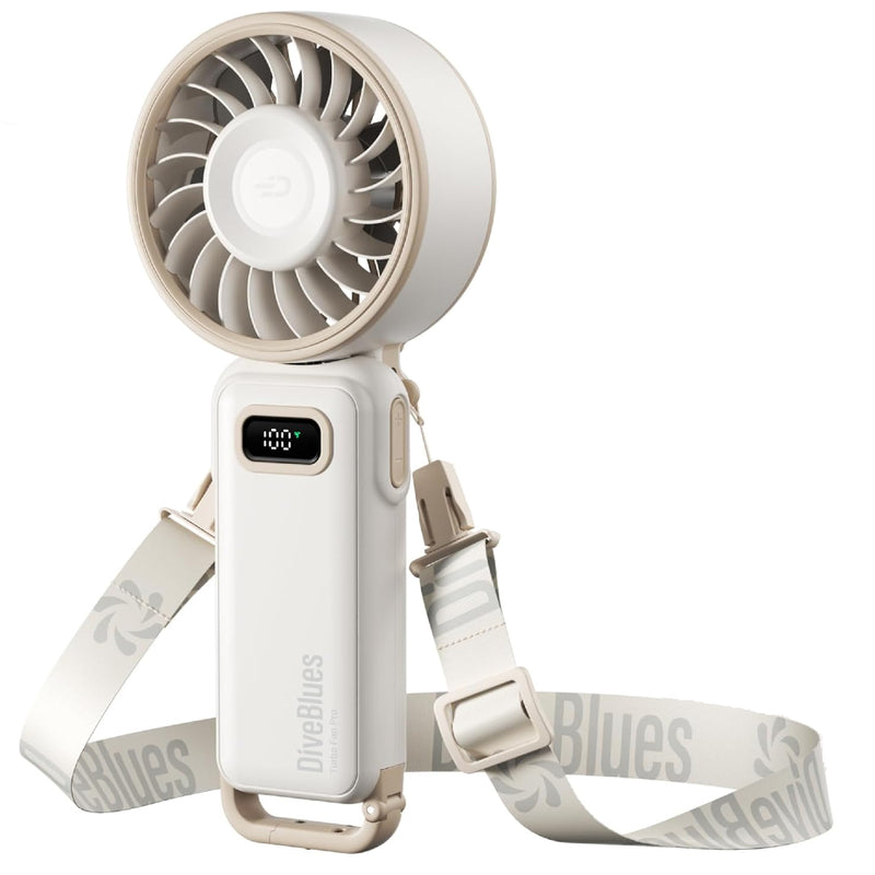 Load image into Gallery viewer, Turbo Wind Handheld Fan - Blow Dryer Level Power Fanzy
