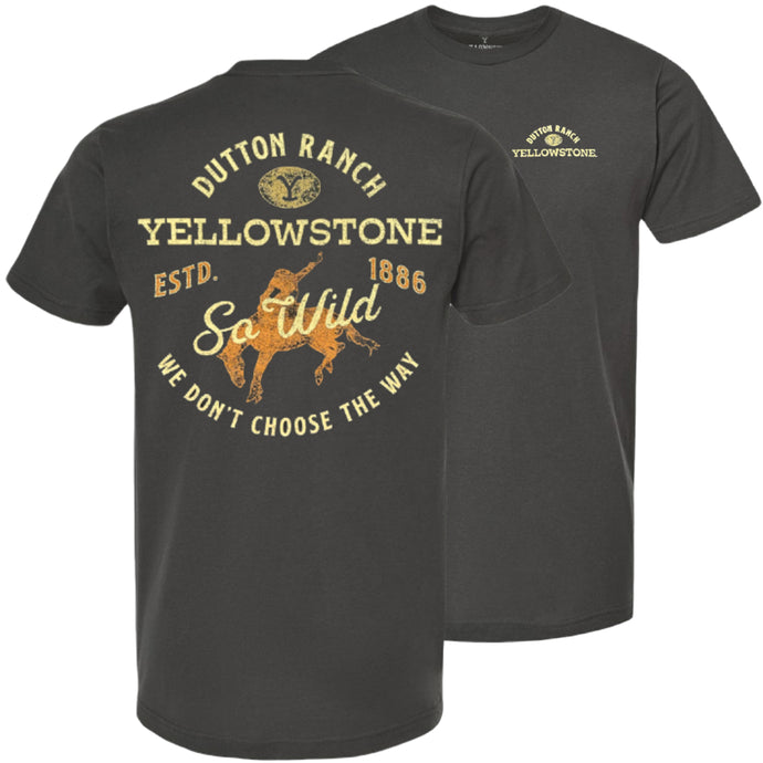 Yellowstone - Dutton Ranch Logo Charcoal T-Shirt