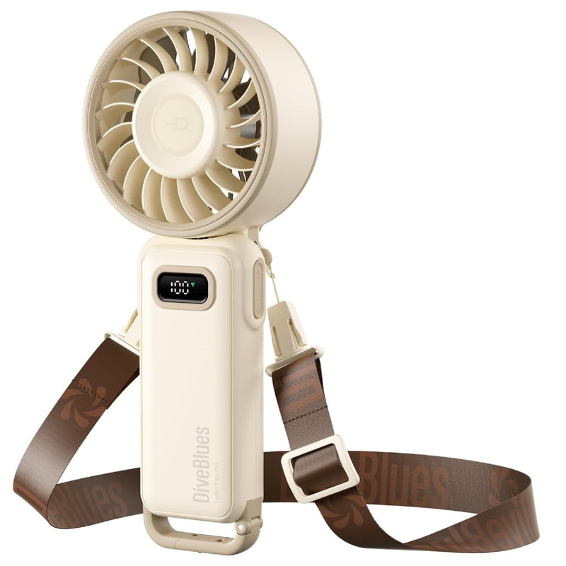 Load image into Gallery viewer, Turbo Wind Handheld Fan - Blow Dryer Level Power Fanzy

