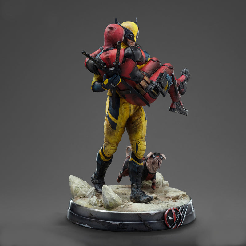 Cargue la imagen en el visor de la galería, Marvel Comics: Deadpool &amp; Wolverine -Deluxe 1/10 Scale Statue Figure
