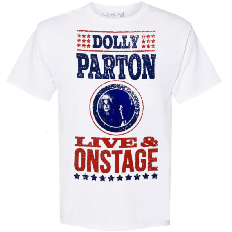 Load image into Gallery viewer, Dolly Parton - Live &amp; Onstage White T-Shirt
