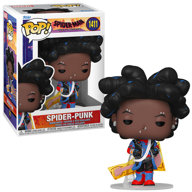 Funko POP! Marvel: Spider-Man Across the Spider-Verse - Spider-Punk Unmasked Vinyl Figure