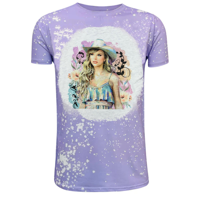 Taylor Swift - Youth Bleached Tie Dye T-Shirt