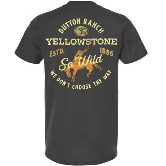 Yellowstone - Dutton Ranch Logo Charcoal T-Shirt