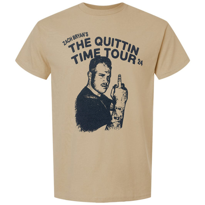 Load image into Gallery viewer, Zach Bryan The Quittin Time Tour 2024 T-Shirt
