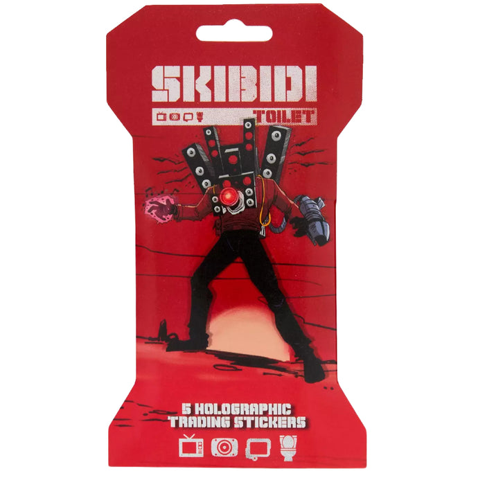 Skibidi Toilet - Holographic Blind Trading Sticker Pack