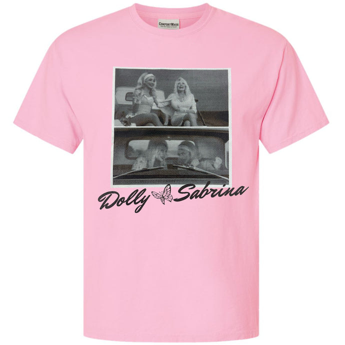 Dolly Parton - Dolly & Sabrina Pink Comfort Color T-shirt