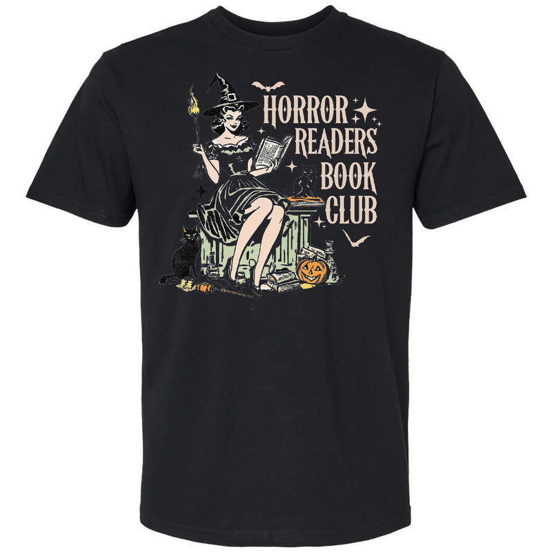 Cargue la imagen en el visor de la galería, Horror Readers Book Club - Halloween Spooky T-shirt
