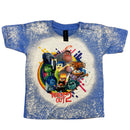 Inside Out 2 - Youth Bleached Tie Dye T-Shirt