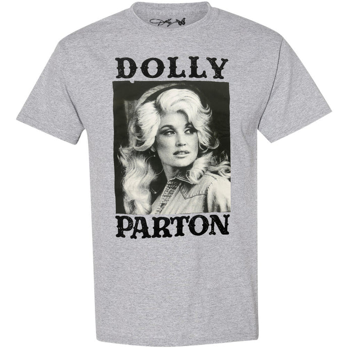 Dolly Parton - Portrait Gray T-Shirt