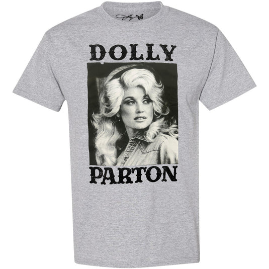 Dolly Parton - Portrait Gray T-Shirt