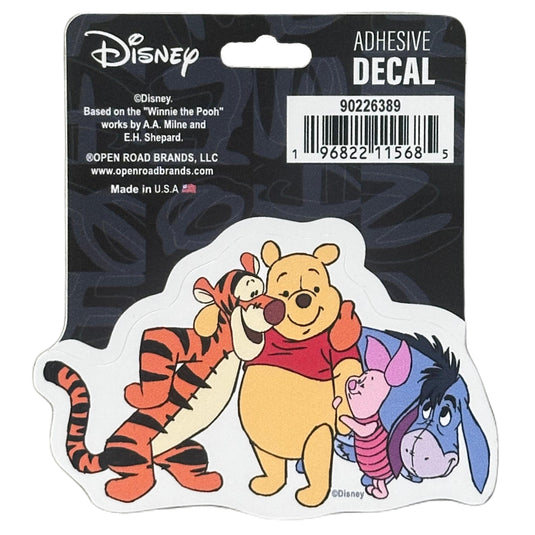 Open Road Brands: Disney - Winnie The Pooh & Friends Adhesive Decal