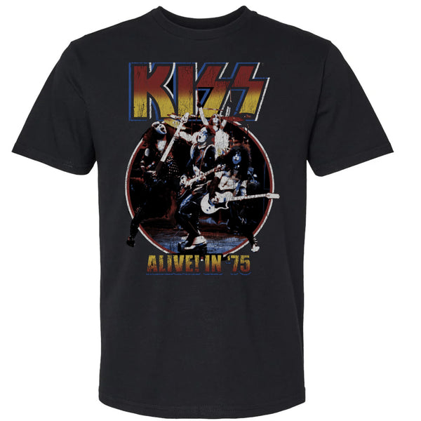 Kiss - Alive In '75 Men's Graphic T-Shirt