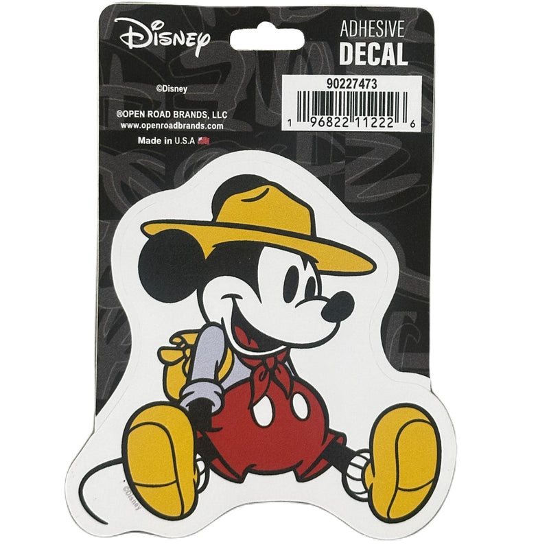 Chargez l&#39;image dans la visionneuse de la galerie, Open Road Brands: Disney Mickey Mouse - Mickey Camp Adhesive Decal
