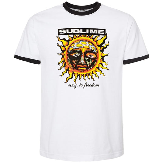 Sublime 40oz. To Freedom Unisex Ringer T-Shirt