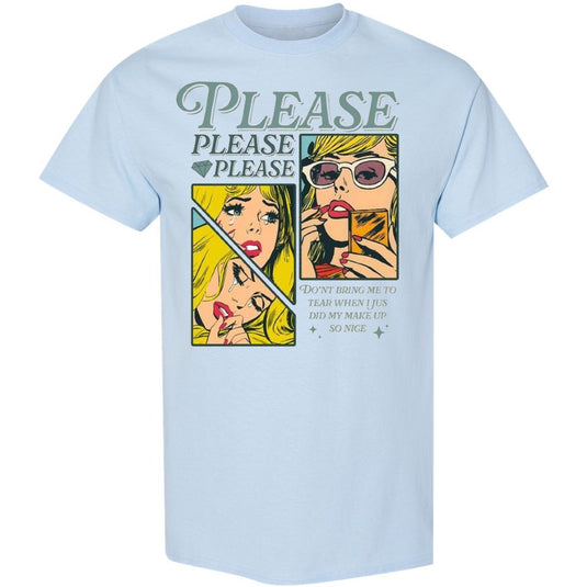 Sabrina Carpenter - Please Blue Comfort Color T-shirt