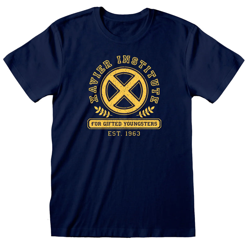 Marvel X-Men - Xavier Institute Badge Black T-shirt