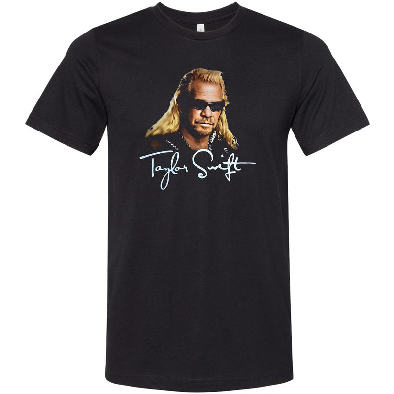 Chargez l&#39;image dans la visionneuse de la galerie, Taylor Swift - Dog The Bounty Hunter Black T-Shirt
