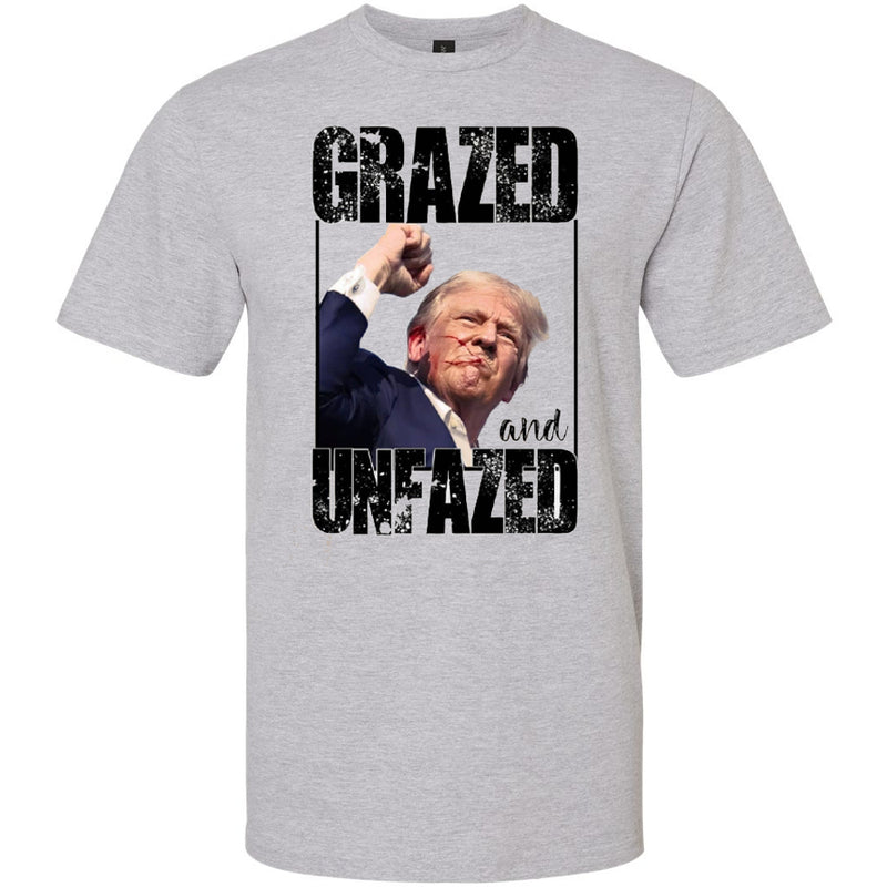 Grazed and Unfazed Trump Shooting, Failed Assassination T-shirt