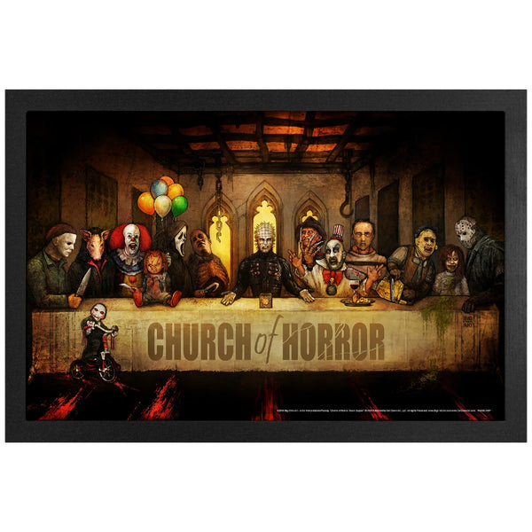 Big Chris - Church of Horror Slash Supper Wall Framed