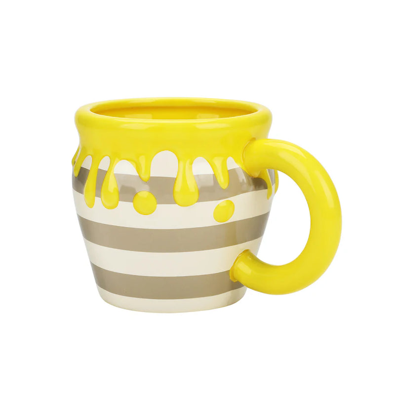 Cargue la imagen en el visor de la galería, Disney Winnie The Pooh - Hunny Pot 16 oz. Sculpted Ceramic Mug
