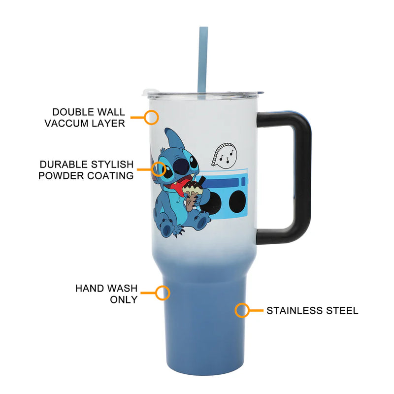 Load image into Gallery viewer, Disney Lilo &amp; Stitch - Stitch Chilled Vibes 40 oz. Stainless Steel Tumbler
