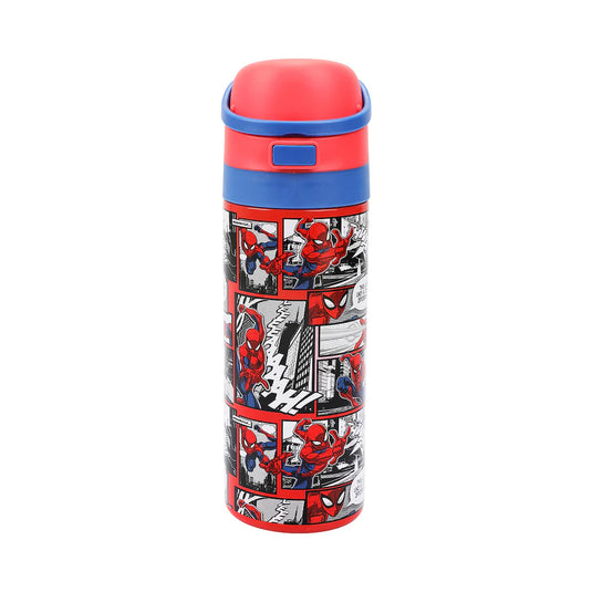 Bioworld Marvel Spider-Man - Comic Panels 24 Oz Stainless Steel Water Bottle