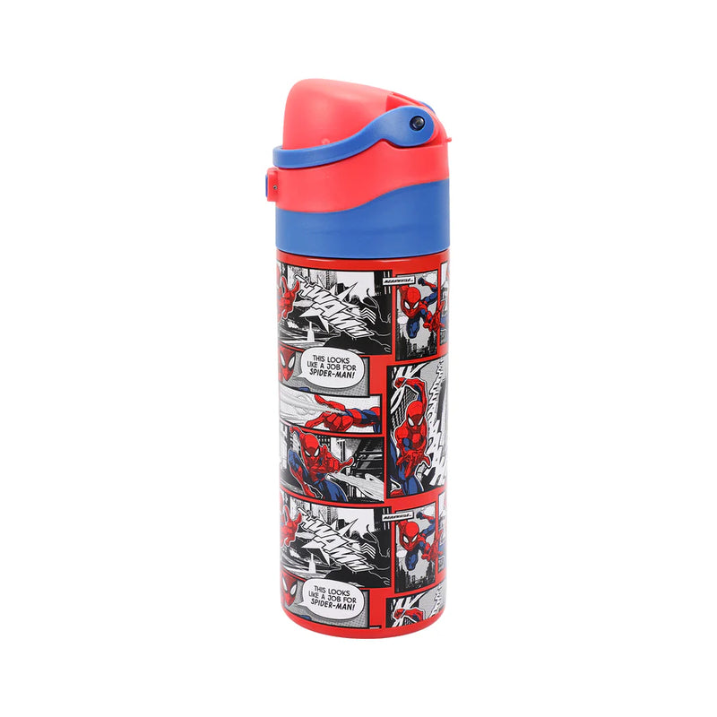 Cargue la imagen en el visor de la galería, Bioworld Marvel Spider-Man - Comic Panels 24 Oz Stainless Steel Water Bottle
