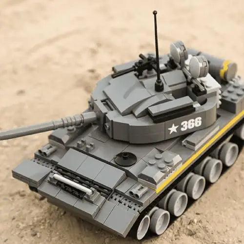 Chargez l'image dans la visionneuse de la galerie, Wange Bricks: Heavy Tank Military Equipment Armored Transporter Brick Toy
