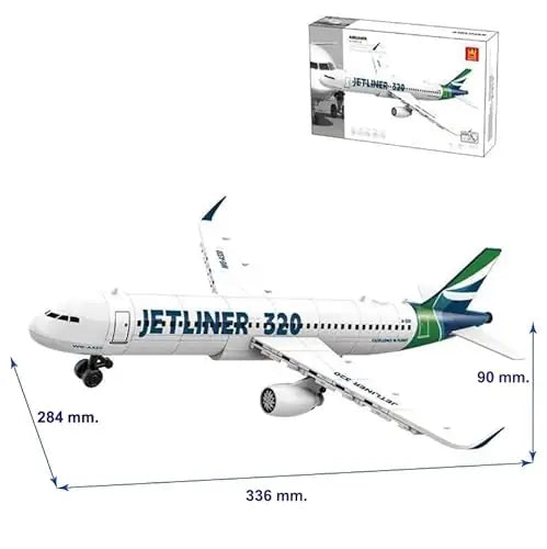 Wange Bricks: Commercial Jetliner 320 Plane Aircraft Brick Toy
