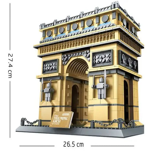 Wange Bricks: Triumphal Arch of Paris Building Brick