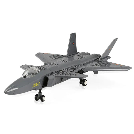 Wange Bricks: J20 Heavy Stealth Fighter Aircraft Brick Toy