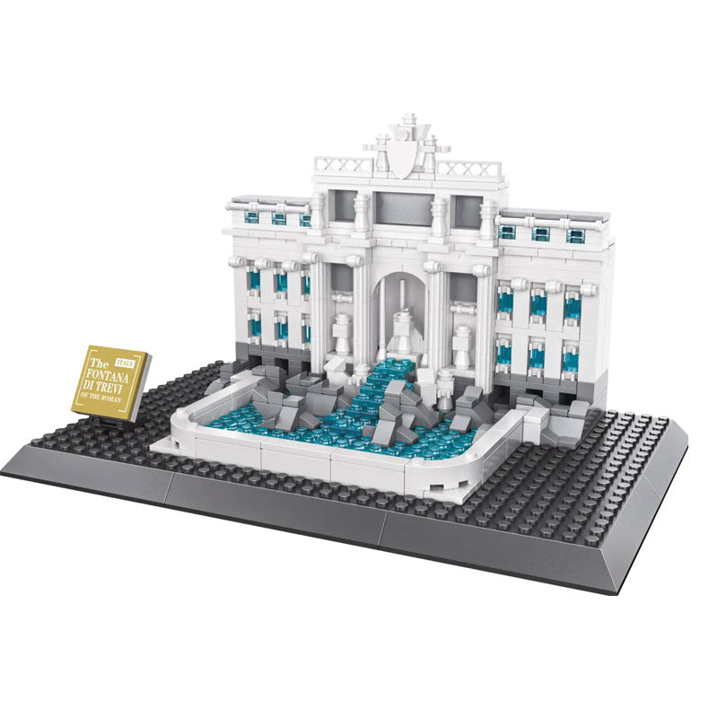 Chargez l&#39;image dans la visionneuse de la galerie, Wange Bricks: Trevi Fountain Rome Italy Building Bricks Modular Model Toy Figure
