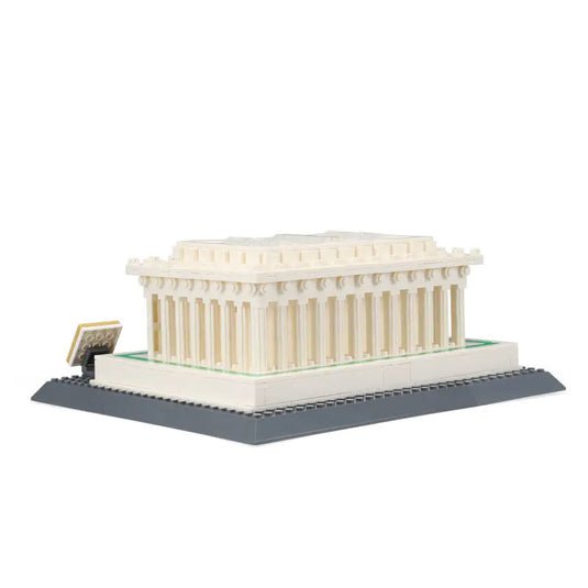 Wange Bricks: MOC Architecture Lincoln Memorial Washington D.C America Building Brick