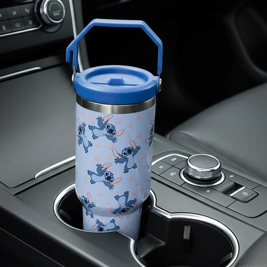 Disney Lilo & Stitch - Sky Blue 40 oz. Stainless Steel Tumbler with Handle