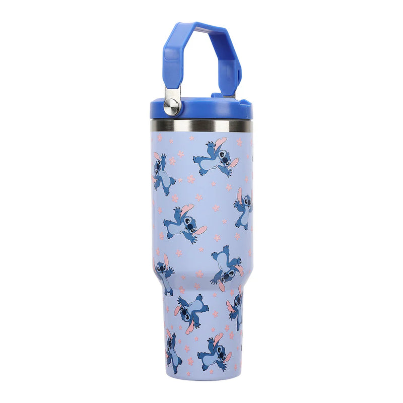Cargue la imagen en el visor de la galería, Disney Lilo &amp; Stitch - Sky Blue 40 oz. Stainless Steel Tumbler with Handle
