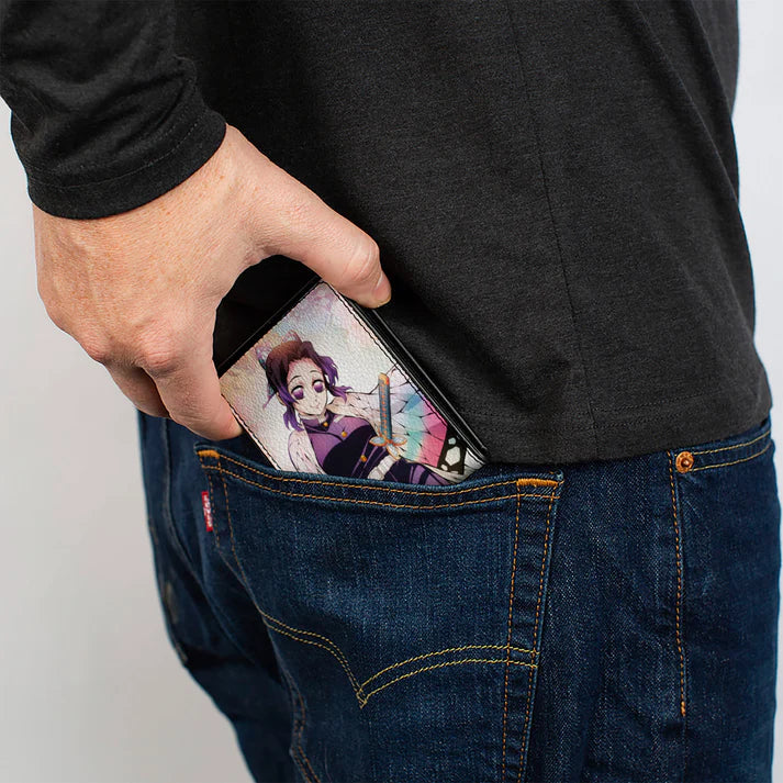 Chargez l&#39;image dans la visionneuse de la galerie, Demon Slayer - Characters Pose and Title Logo Men&#39;s Bi-Fold Wallet
