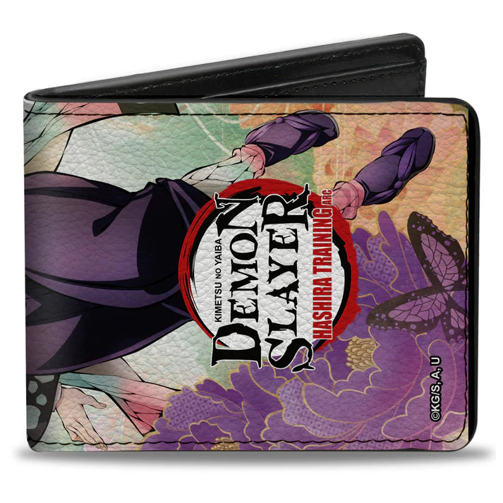 Chargez l&#39;image dans la visionneuse de la galerie, Demon Slayer - Characters Pose and Title Logo Men&#39;s Bi-Fold Wallet
