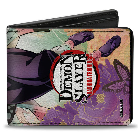 Demon Slayer - Characters Pose and Title Logo Men's Bi-Fold Wallet