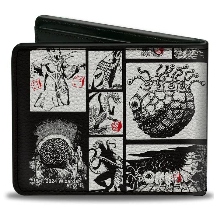 Chargez l&#39;image dans la visionneuse de la galerie, Dungeons &amp; Dragons - Monster Illustration Blocks Men&#39;s Bi-Fold Wallet
