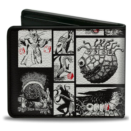 Dungeons & Dragons - Monster Illustration Blocks Men's Bi-Fold Wallet
