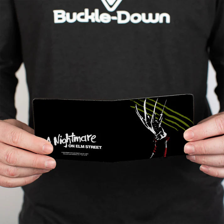 Load image into Gallery viewer, A Nightmare on Elm Street - Freddy&#39;s Hand Scratching Bifold Wallet
