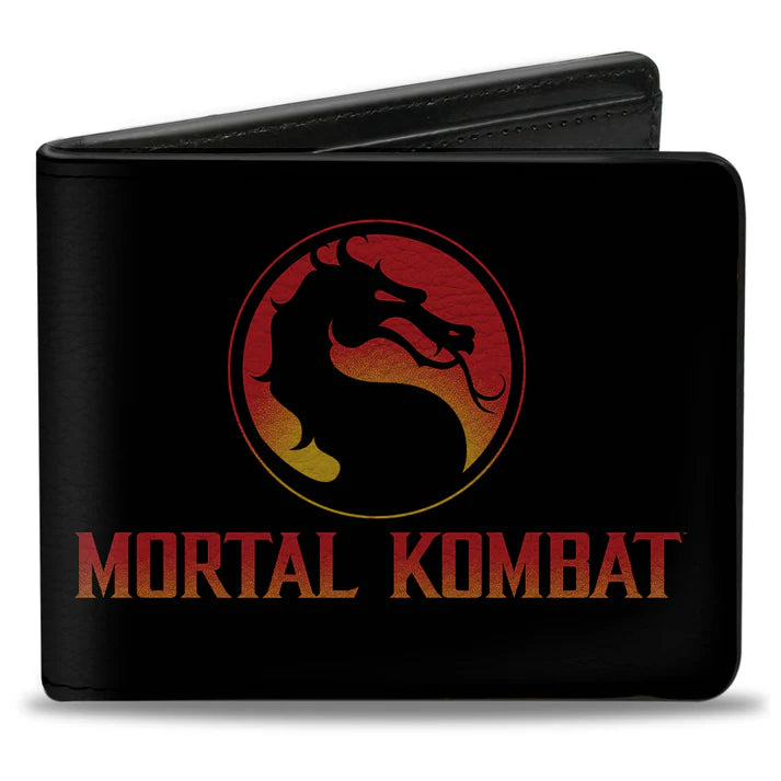 Chargez l'image dans la visionneuse de la galerie, Buckle- Down Mortal Kombat - Dragon Logo Men's Bi-Fold Wallet
