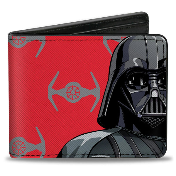 Star Wars Darth Vader Pose Canvas Bi-Fold Men's Wallet